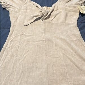 Altar'd State Natural Short Sleeve Dress